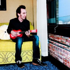 Pink guitar